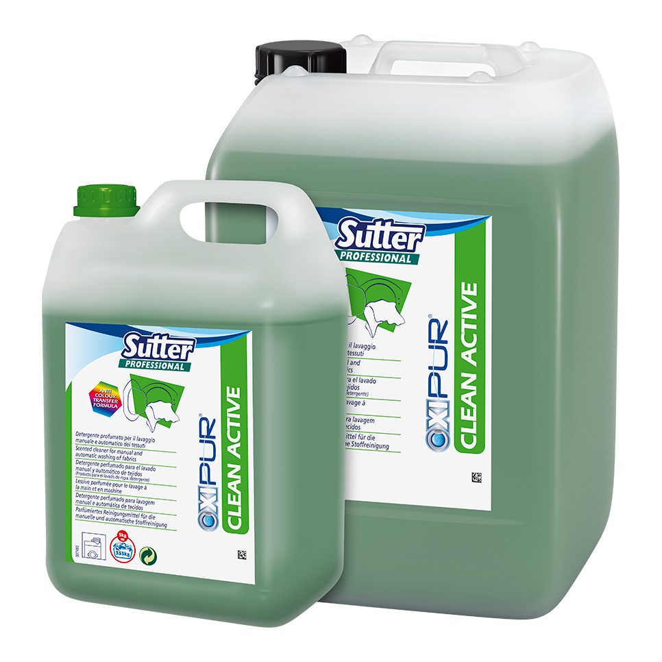 Detersivo per lavatrice universale liquido profumato Clean Active professionale