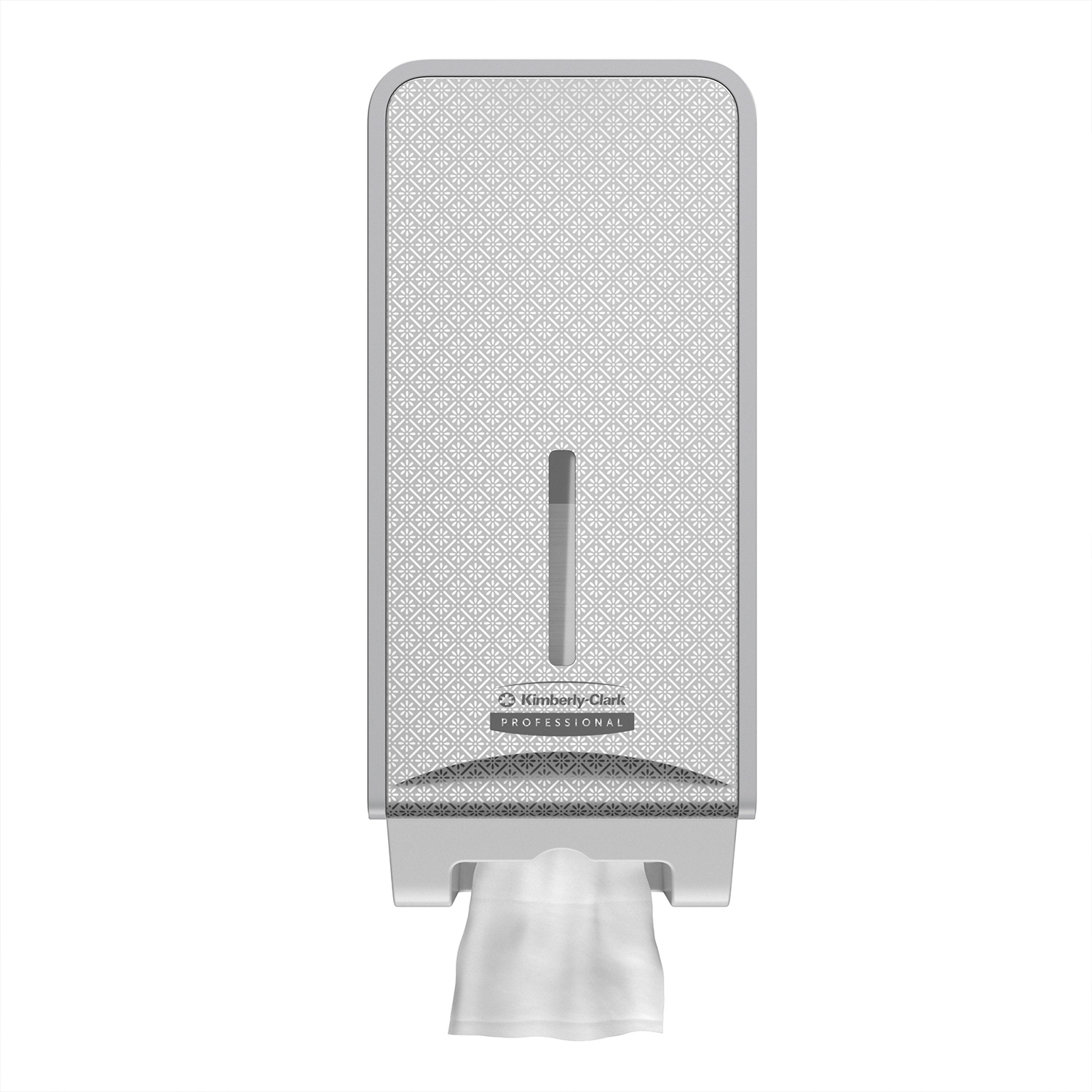 Il dispenser ICON per la carta igienica a fogli intercalati e piegati