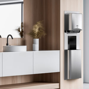 Il dispenser elettronico di asciugamani a rotolo ICON