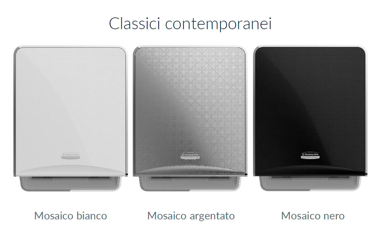 Le varianti del frontalino del dispenser ICON